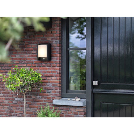 Applique murale - PHILIPS - Arbour - Lumiere blanche chaude - Avec capteur - Large - IP44