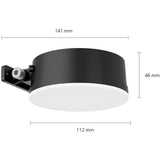 Applique murale - PHILIPS - Vynce - Rond solaire - Noir