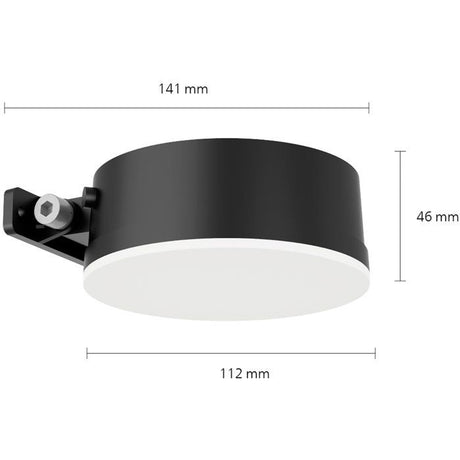 Applique murale - PHILIPS - Vynce - Rond solaire - Noir