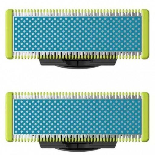 Lames de Rechange - PHILIPS - QP225/50 OneBlade - Compatibles Tous Manches, Anti-Friction, 4 Mois d'Utilisation, Étanches