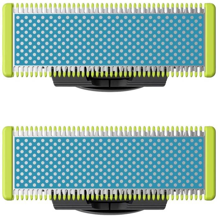 Lames de Rechange - PHILIPS - QP225/50 OneBlade - Compatibles Tous Manches, Anti-Friction, 4 Mois d'Utilisation, Étanches