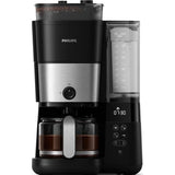 Cafetiere filtre avec broyeur intÈgrÈ - PHILIPS - HD7888/01 - Jusqu'a 10 tasses - 1,25 L - Noir / Argent