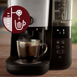 Cafetiere filtre avec broyeur intÈgrÈ - PHILIPS - HD7888/01 - Jusqu'a 10 tasses - 1,25 L - Noir / Argent