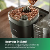Cafetiere filtre - PHILIPS - HD7888/01 - Grind & Brew avec broyeur - 1.25L - Métal