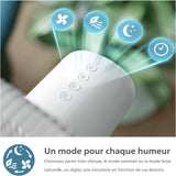 Ventilateur colonne - PHILIPS - CX5535/00 - Série 5000 - Flux d'air de 230 m³/h - 28 db(A) - Blanc