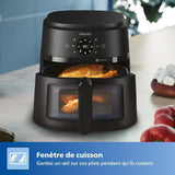 Friteuse sans huile - PHILIPS - NA230/00 - Airfryer Série 2000 6.2L - 13 modes de cuisson - fenetre de cuisson - 1500W - Noir