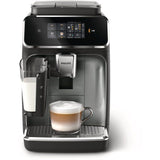 Machine a café Expresso broyeur - PHILIPS - EP2339/40 - Série 2300 - LatteGo - 4 recettes - Broyeur céramique - Noir panthere