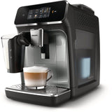 Machine a café Expresso broyeur - PHILIPS - EP2339/40 - Série 2300 - LatteGo - 4 recettes - Broyeur céramique - Noir panthere