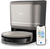 Aspirateur robot avec station tout-en-un - PHILIPS - XU9100/10 - Série 9000 - 8000 Pa - = 66 dB - Métal