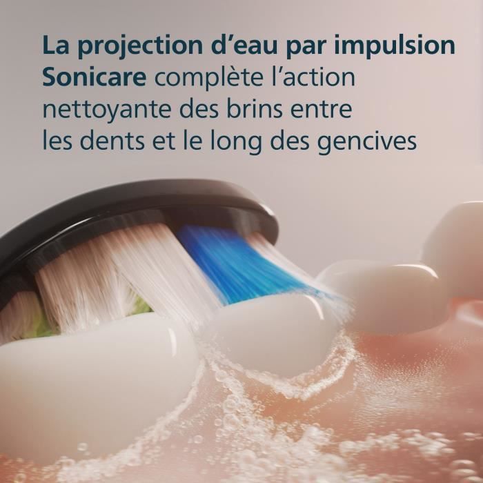 Brossette dentaire Philips Sonicare HX6066/88 Optimal White Tetes de brosse a dents standard - Lot de 6