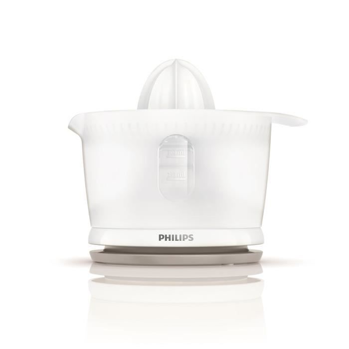 Presse-agrumes - PHILIPS - Daily HR2738/00 - Entierement démontable - Capacité 0,5L - Design Compact - Blanc