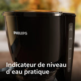 Cafetiere filtre - PHILIPS - HD7461/20 - Collection Daily - 1.2L - 1000W - Noir