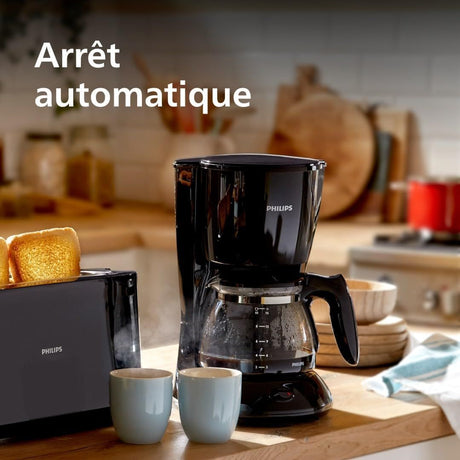 Cafetiere filtre - PHILIPS - HD7461/20 - Collection Daily - 1.2L - 1000W - Noir