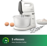 Batteur - PHILIPS - HR3745 - 450 W - 3 L - Blanc