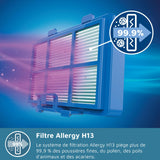 Aspirateur avec sac - PHILIPS - FC8241/09 - Série 2000 PowerGo - 750W - 77db - Noir intense