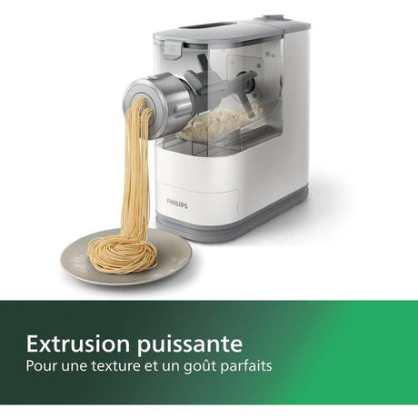 Machine a pâtes fraîches - PHILIPS - HR2345/19 - Série 5000 - 4 formes de disques - 150W - Blanc