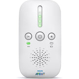 Ecoute-bébé SCD 502/26 - PHILIPS AVENT - Audio DECT - Gris/Blanc - Portée 300m - Volume réglable - Autonomie 24h