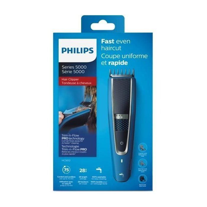 Tondeuse cheveux - PHILIPS - HC5612/15 - Series 5000