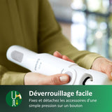 Mixeur plongeant - PHILIPS - HR2531 - 650W - Avec bol - Blanc