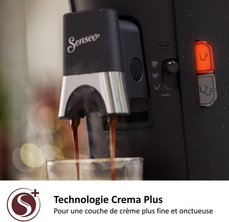 Cafetiere a dosette - PHILIPS - SENSEO - CSA240/21 - Select - Noir