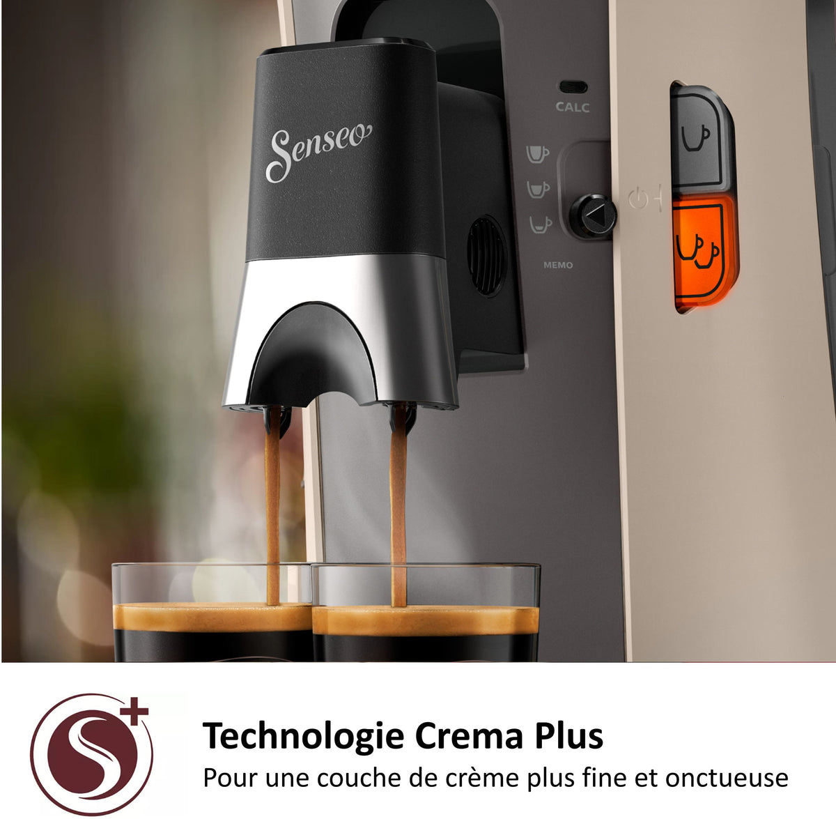 Cafetiere a dosette - PHILIPS - SENSEO - CSA240/31 - Select - Beige