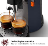 Cafetiere a dosette - PHILIPS - SENSEO - CSA240/71 - Select - Bleu nuit