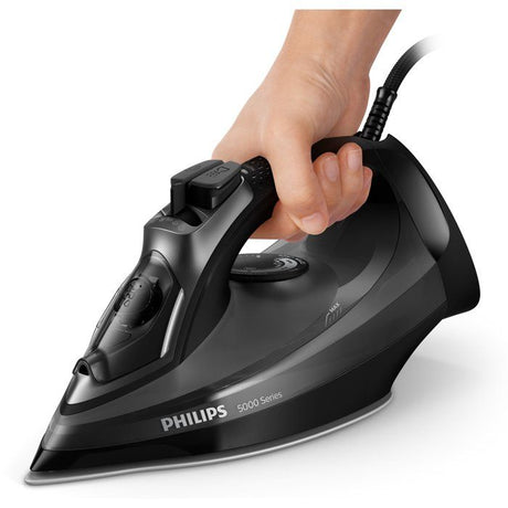 Fer a repasser vapeur - PHILIPS - DST5040/80 - A vapeur avec systeme Calc Clean - 45g/min vapeur continue - 2600W - Noir