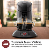Cafetiere a dosette - PHILIPS - SENSEO - CSA210/61 - Original Plus - Noir intense