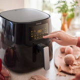 Friteuse sans huile - PHILIPS - Airfryer XL HD9270/70 SÈrie 3000 - 6,2L - Technologie Rapid Air - 7 prÈrÈglages - Noir