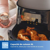Friteuse sans huile - PHILIPS - HD9270/70 - Airfryer Série 3000 6.2L - 13 modes de cuisson - interface digitale - 1500W - Noir