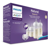 Kit nouveau-né - PHILIPS AVENT - Natural 3.0 - 2 Biberons 125ml + 2 Biberons 260ml + Sucette Ultra Douce 0-6M + Goupillon
