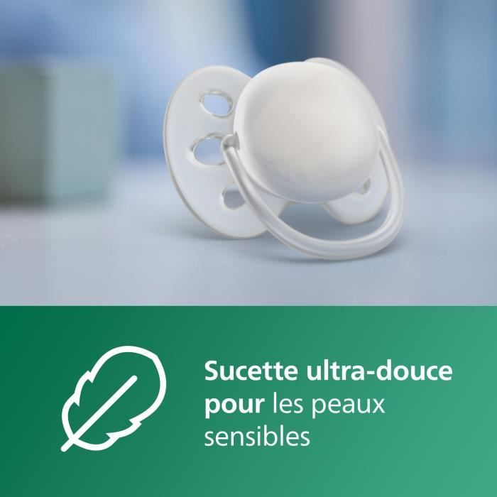 Kit nouveau-né - PHILIPS AVENT - Natural Verre 3.0 - Biberon Verre 120ml + 2 Biberons 240ml + Sucettes Ultra Douce 0-6M