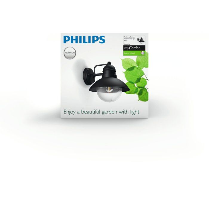 Lampe murale - PHILIPS - Hoverfly - Noir - IP44