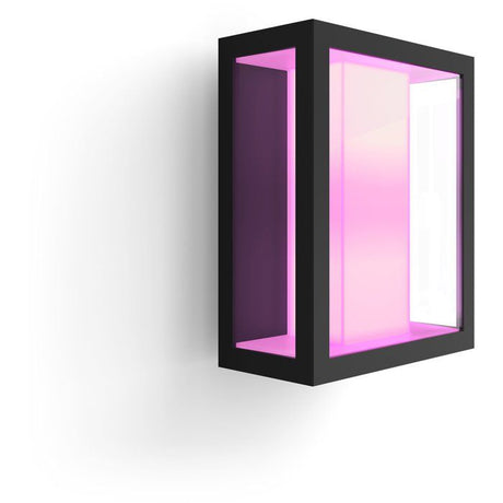 Applique murale - PHILIPS HUE - Impress - Lumiere blanche et colorée - Noir - Large - IP44