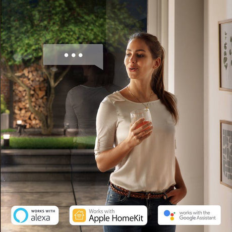 Applique murale - PHILIPS HUE - Impress - Lumiere blanche et colorée - Noir - Large - IP44