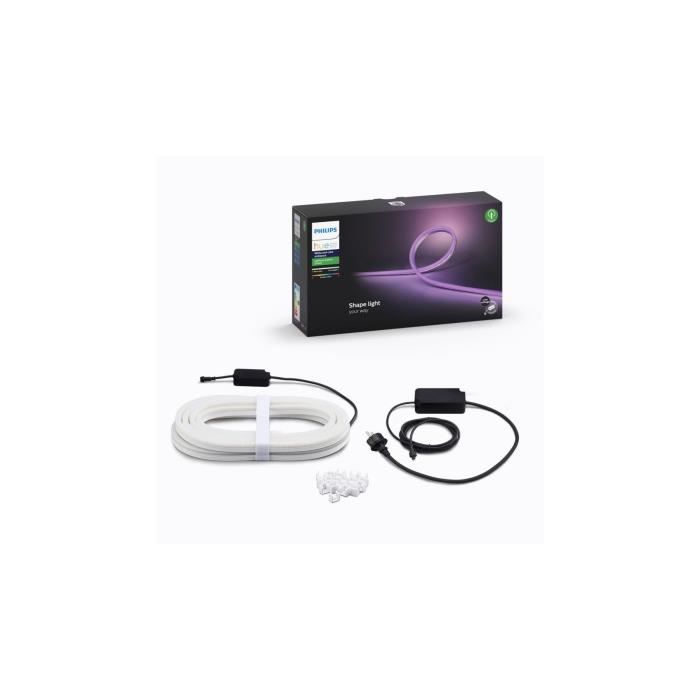 Ruban lumineux connecté Philips Hue White Outdoor Lightstrip - 5 m pour éclairage extérieur