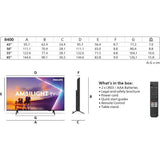 Philips 55PUS8400 Ambilight - TV QLED 55 (139 cm) - 4K UHD 3840x2160 - Dolby Atmos - Smart TV - 3xHDMI
