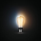 Philips Hue White Ambiance, ampoule LED connectée E27 Filament ST64, compatible Bluetooth, fonctionne avec Alexa, Google et Homekit