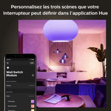 Module d'interrupteur mural - PHILIPS HUE - Pack de 2 - Blanc - Compatible Alexa - Intérieur