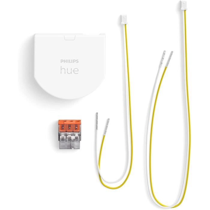 Module d'interrupteur mural Philips Hue - Blanc - Compatible Alexa, Google Assistant et Apple Homekit