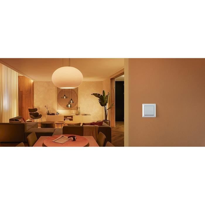 Module d'interrupteur mural Philips Hue - Blanc - Compatible Alexa, Google Assistant et Apple Homekit