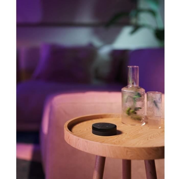 Télécommande Philips Hue Tap Dial Switch - Noir - Contrôle multi-pieces - Compatible Alexa - Intérieur - Pile