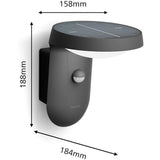 Applique murale - PHILIPS - Tyla - a énergie solaire - Anthracite - Avec capteur - 1,2 W