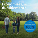 Borne avec recharge solaire PHILIPS TYLA classe énergétique A, détecteur de mouvement, jusqu'a 250 lm, IP44 - Anthracite