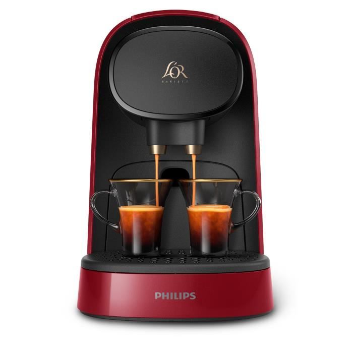 Cafetiere a capsules - PHILIPS - L'Or Barista - LM8012 - Original Rouge