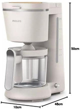 Cafetiere filtre - PHILIPS - HD5120/00 - cafetiere creme Eco-Conscious - 1.2L - 1000W