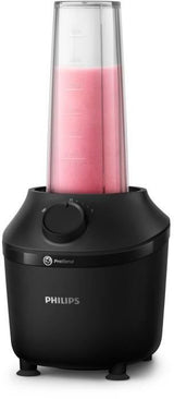 Blender - PHILIPS - HR2041/41 - 4 lames ProBlend 4 - Capacité maximale de 1,9L - 450 W - 1 vitesse - Fonction pulse - +Gourde - Noir