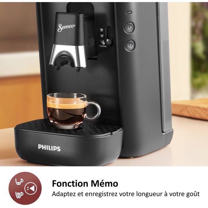 Cafetiere a dosette - PHILIPS - SENSEO - CSA260/51 - Maestro - Gris cachemire