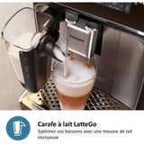 Machine a café Expresso broyeur - PHILIPS - EP2336/40 - Série 2300 - LatteGo - 4 recettes - Broyeur céramique - Noir chromé