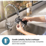 Machine a café Expresso broyeur - PHILIPS - EP2336/40 - Série 2300 - LatteGo - 4 recettes - Broyeur céramique - Noir chromé